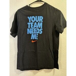 The Nike Tee T SHIRT Boys Size XL Blue Crew Neck Short Sleeve